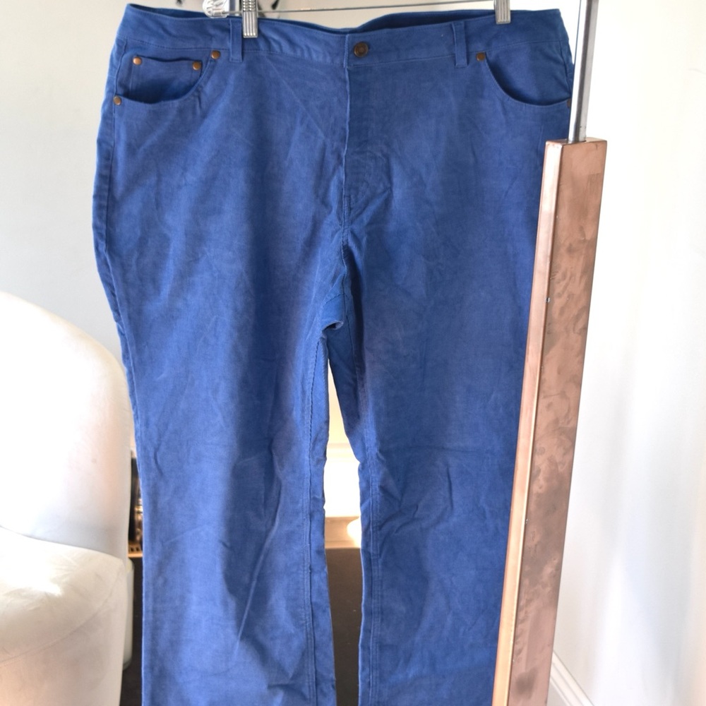 Blue Women's Corduroy Pants